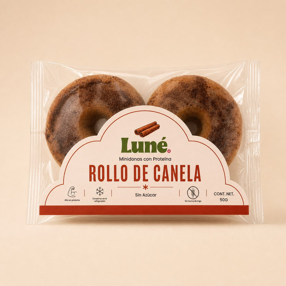 Bolsa de minidonas Luné sabor rollo de canela